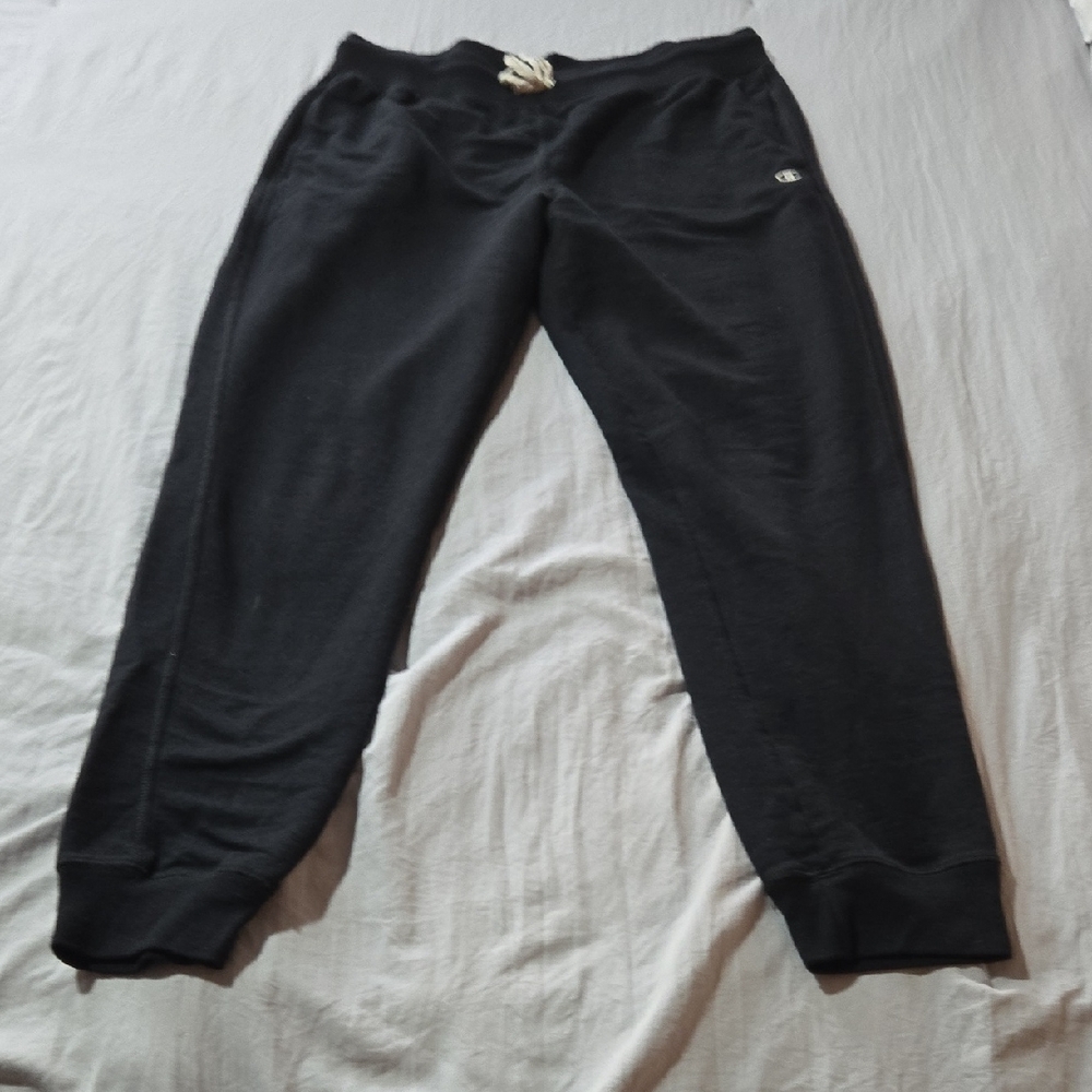 Champion Men's Black Joggers Sweats